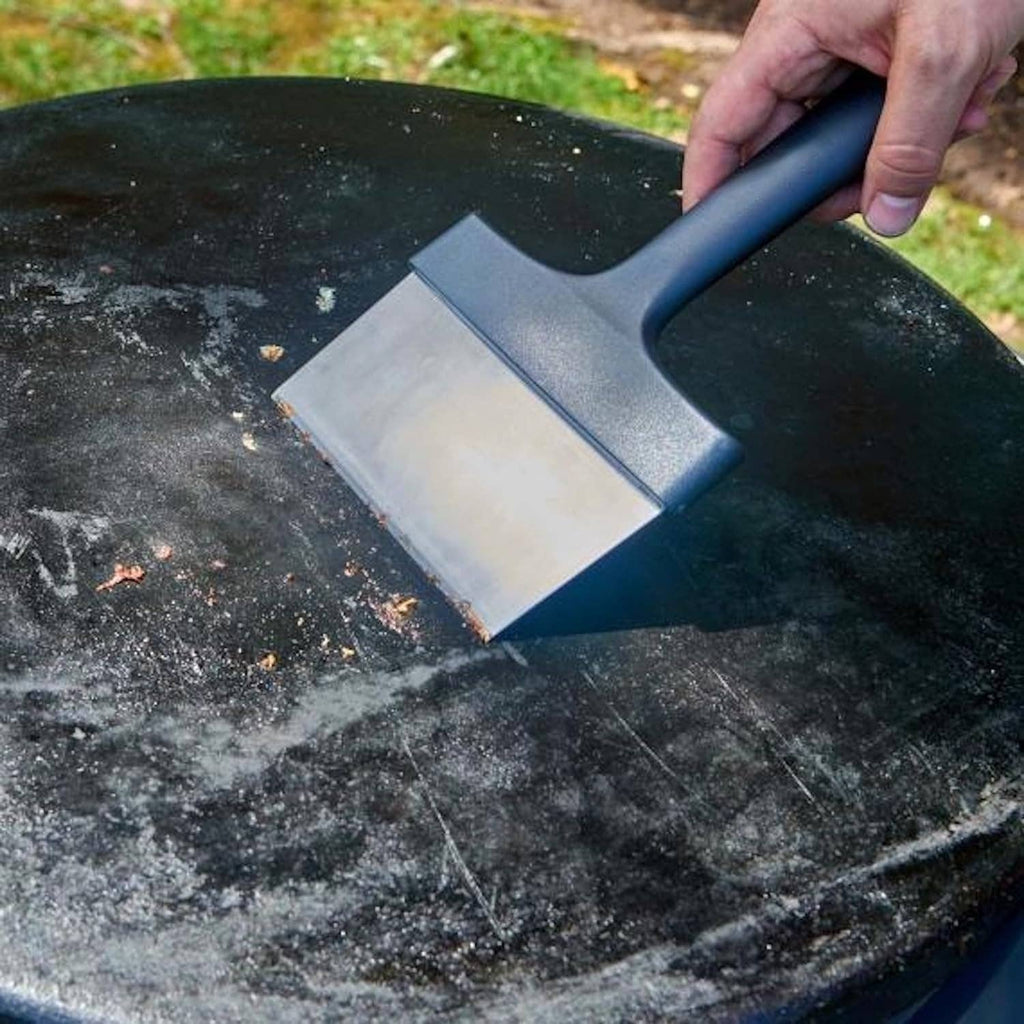 Fox Run Brands - Outset Stainless Steel Griddle Scraper with Handle,9” x 6.4"