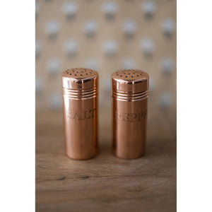 Copper Salt & Pepper Shakers