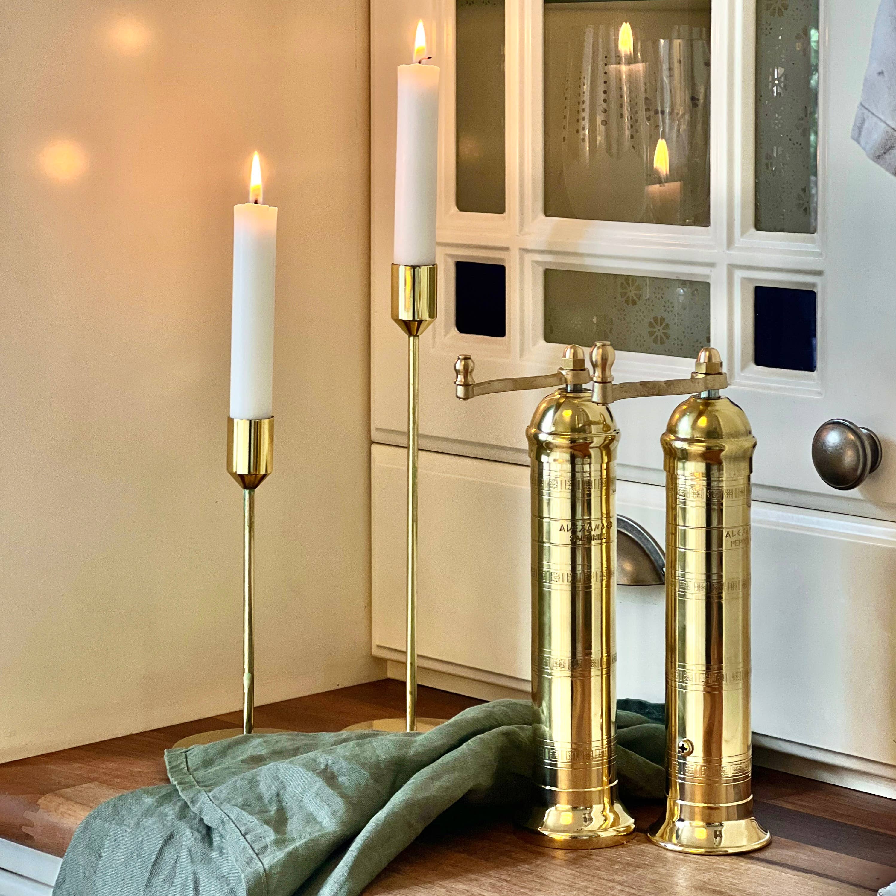 The Original 'Brass Mill' | 8" Salt Grinder
