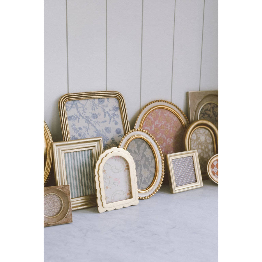 Beveled Square Gold Photo Frame