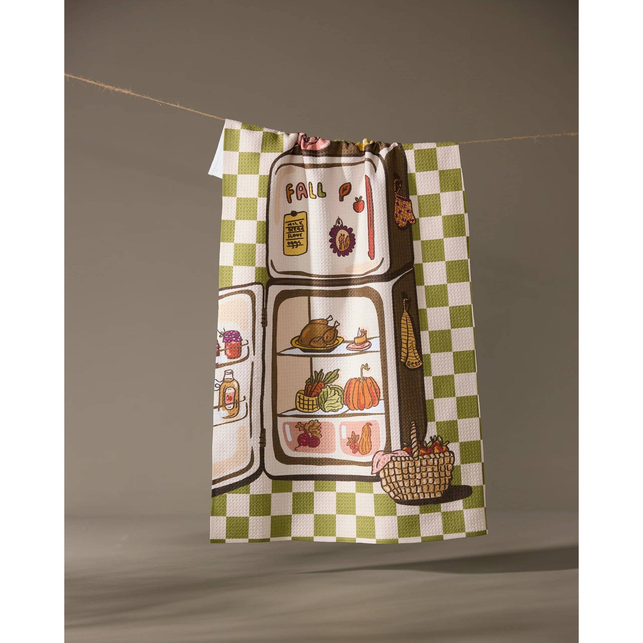 Geometry - Is It Fall Yet Tea Towel