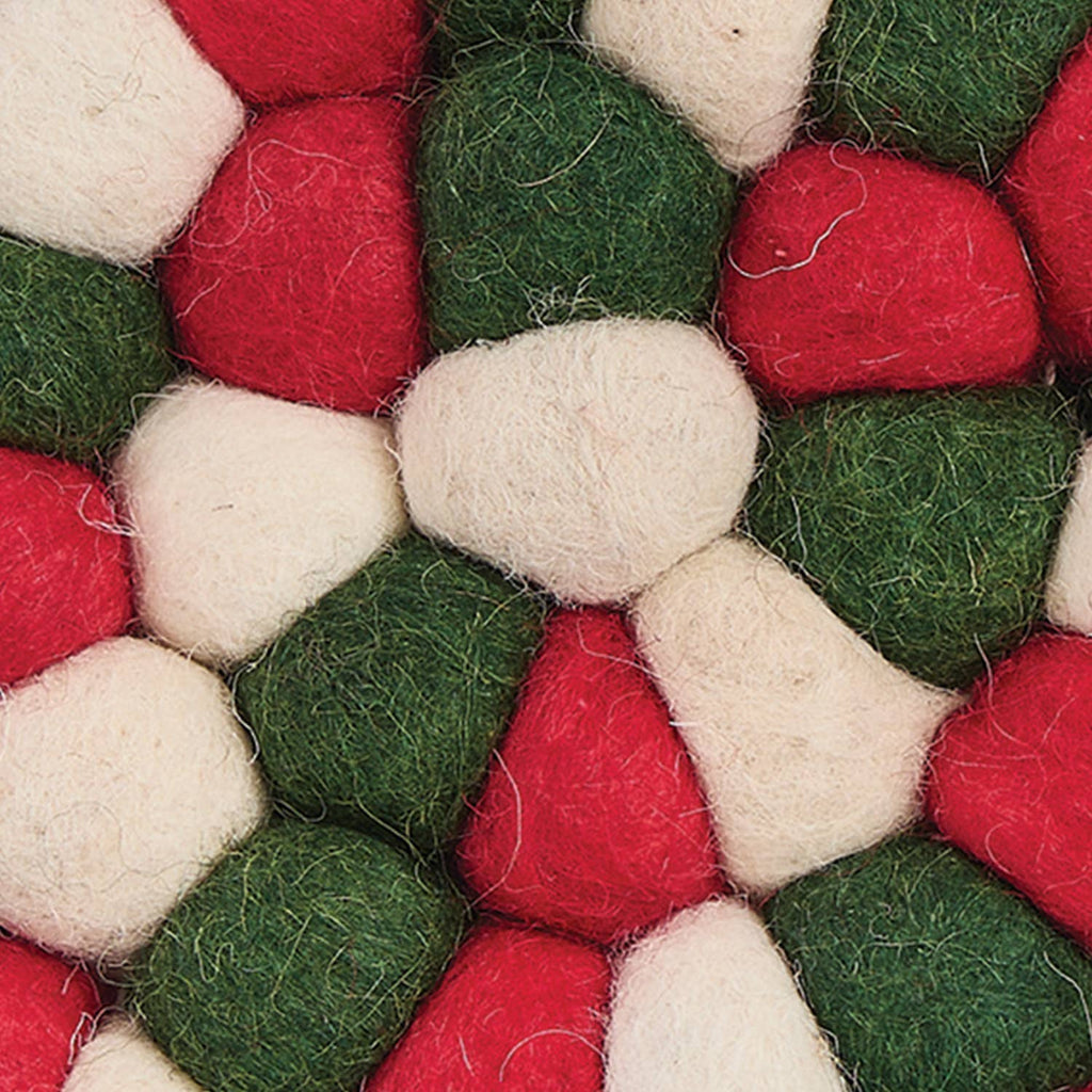 Wool Ball Trivet | Holiday