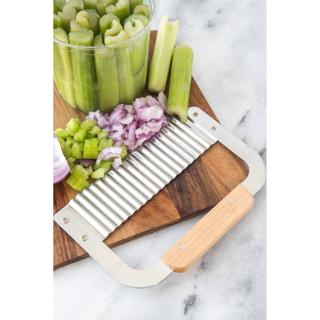 Fox Run Brands - Fox Run Serrated Chopper, Stainless Steel, 0.5" x 7.5" x 5"