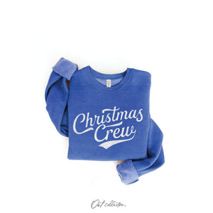 Christmas Crew Graphic Sweatshirt  | Cranberry Heather