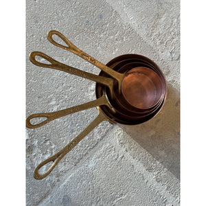 S/4 Artisan Measuring Cups | Copper