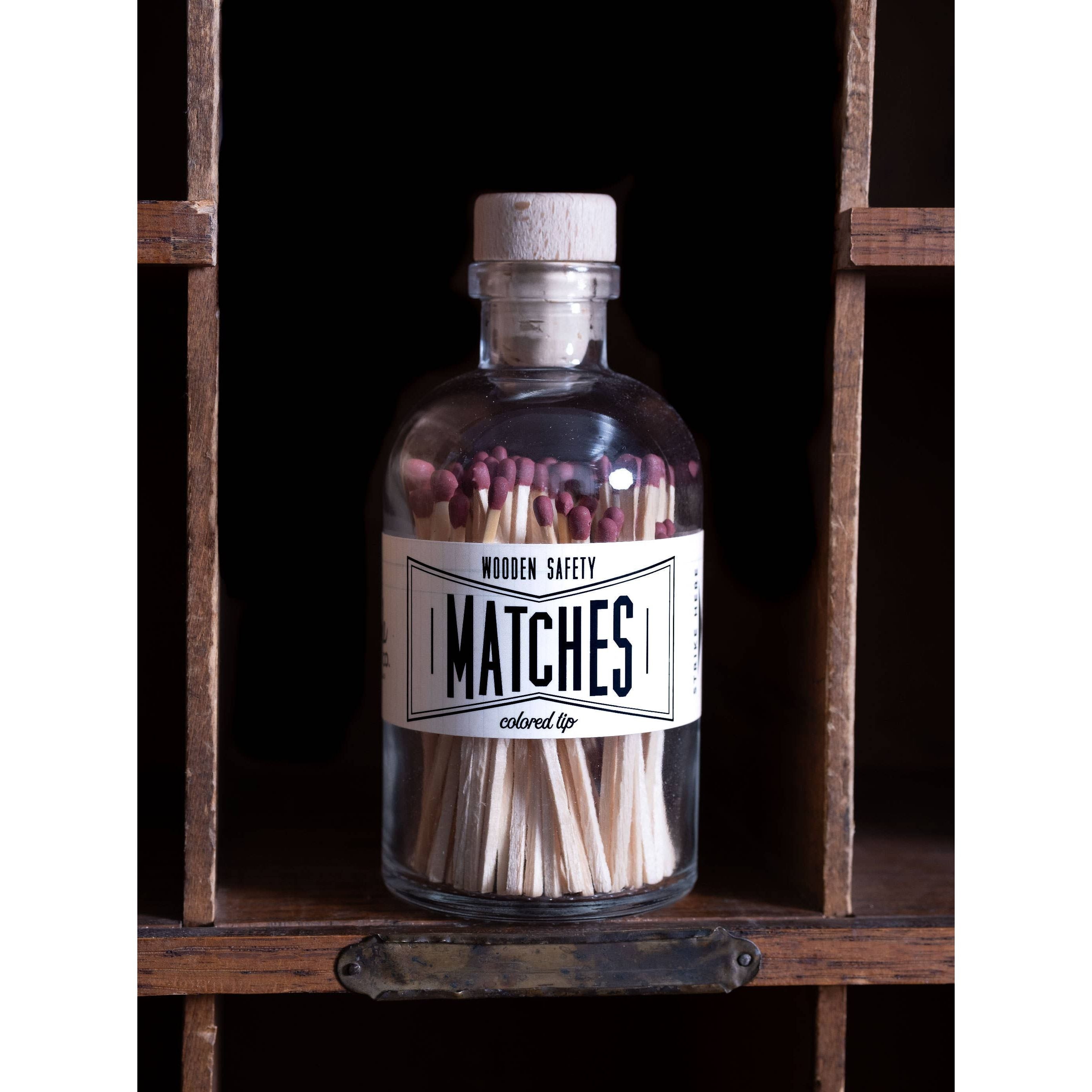 Vintage Apothecary Matches |Maroon