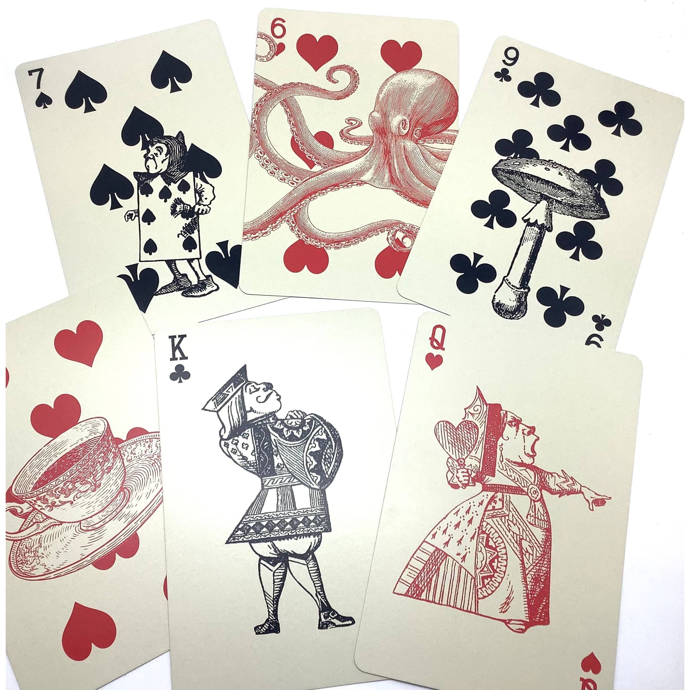 Alice in Wonderland Giant Playing Card Wall Decor