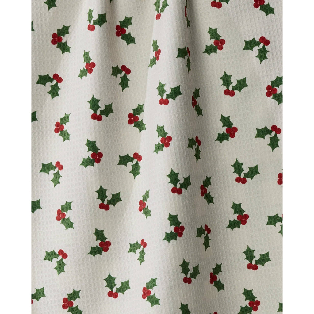 Geometry - Holiday Holly Luxe Kitchen Towel