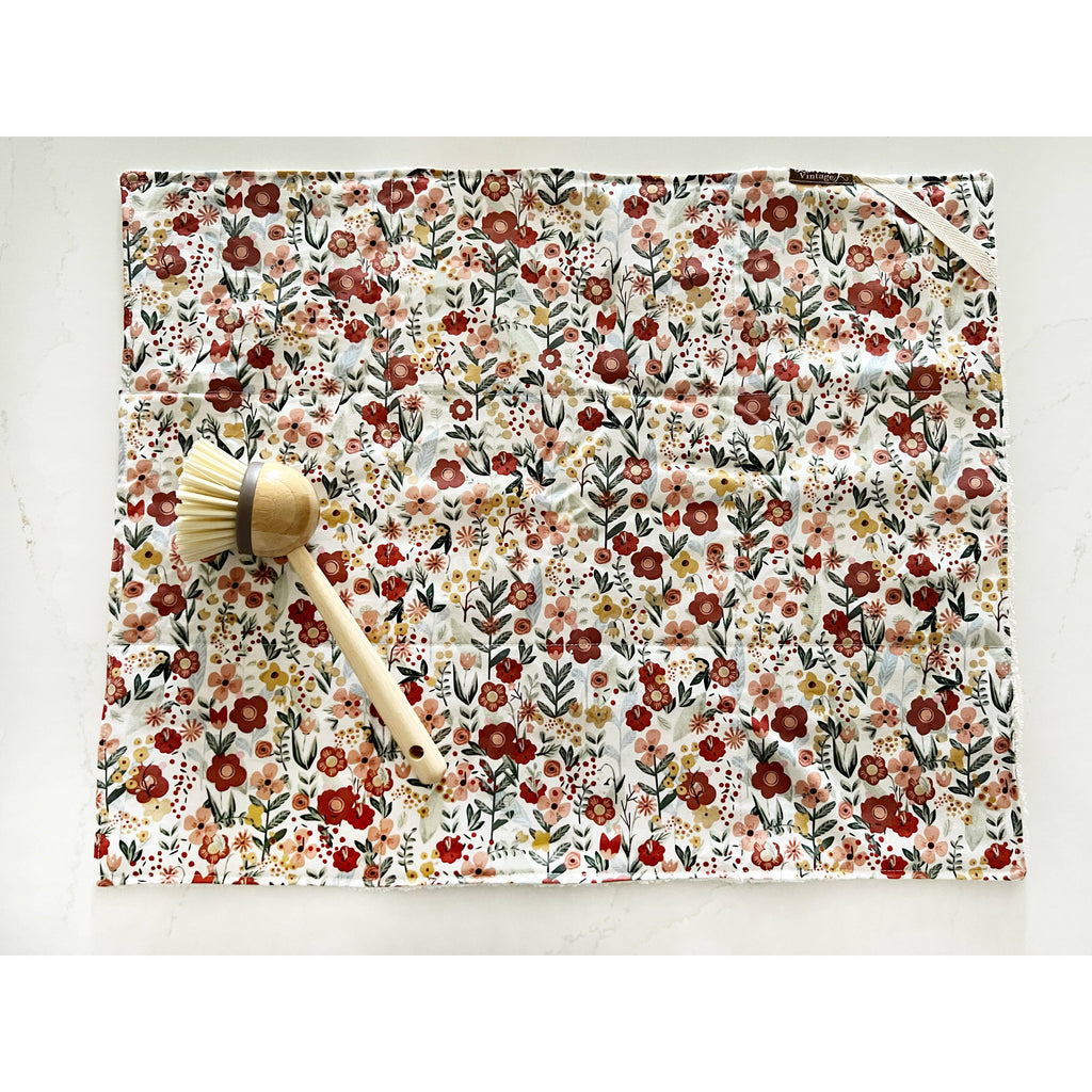 Dish Drying Mat | Wildflowers