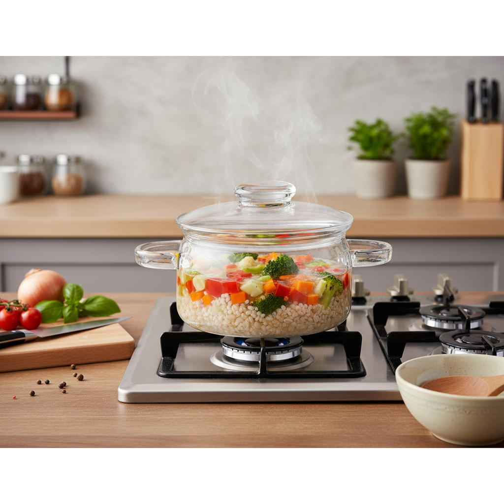 Simax Nyko Glass Simmer Pot
