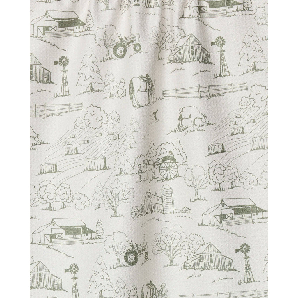 Geometry - Farmyard Tea Towel