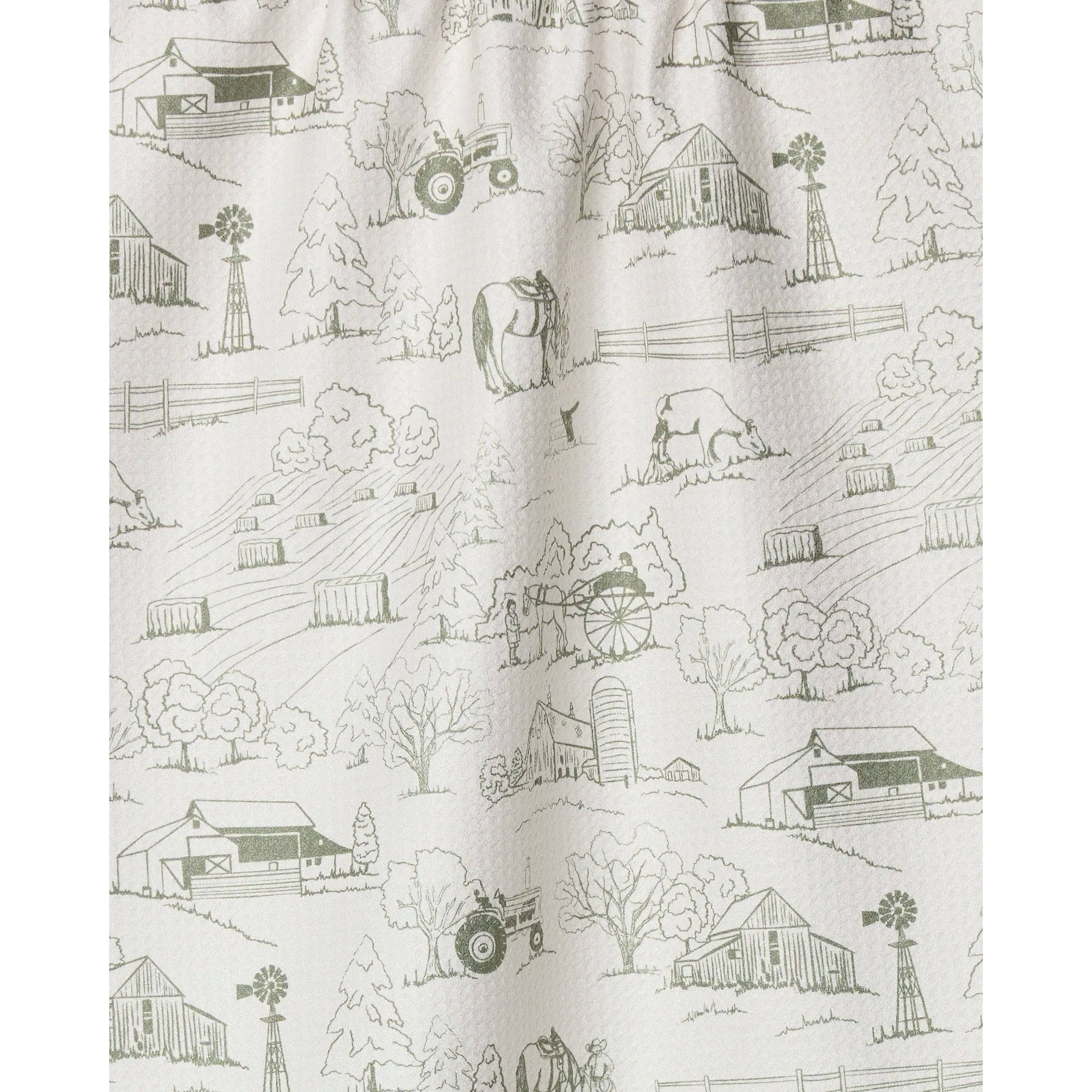 Geometry - Farmyard Tea Towel