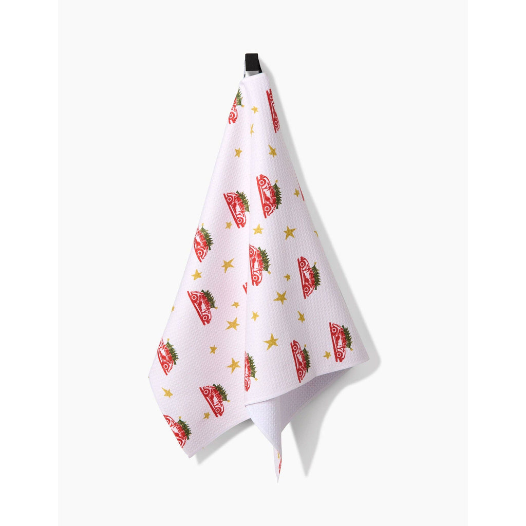 Geometry - Christmas Bug Tea Towel