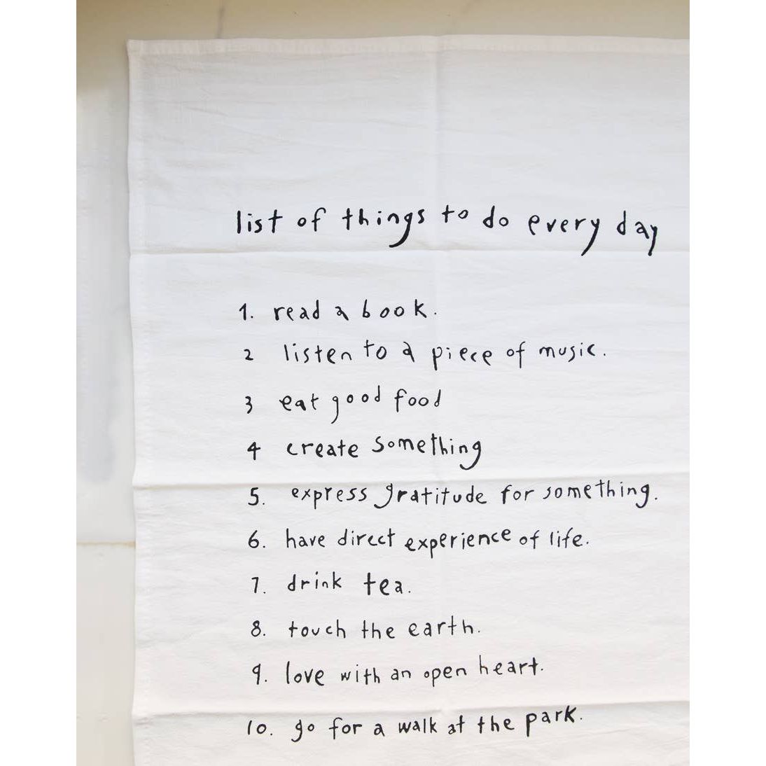 To Do List Napkin/Tea Towel