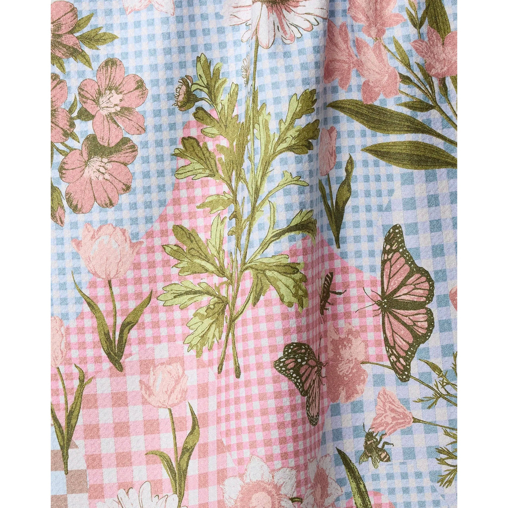 Geometry - Floral Collage Tea Towel
