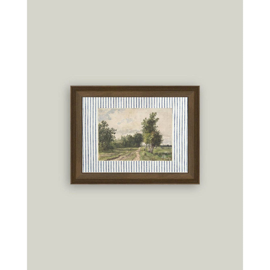 Framed Antique Art | Provence Landscape - 10x8
