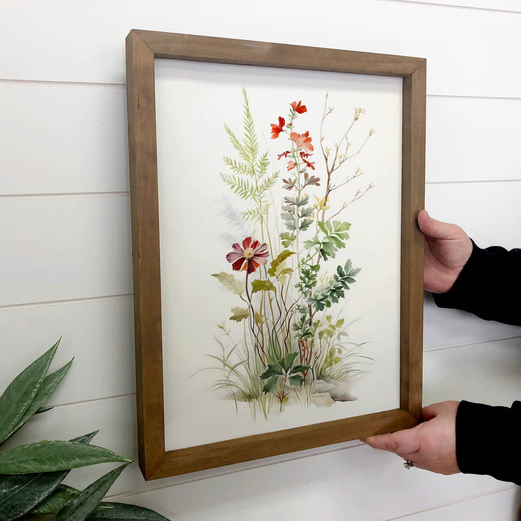 Gentle Wildflowers | 12x18"