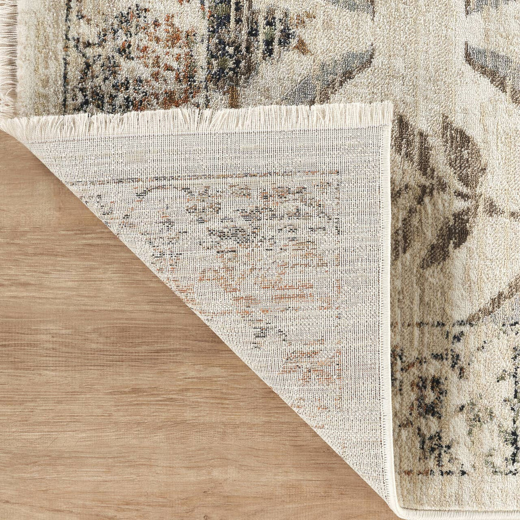 Abani Rugs - Alara Traditional Cream Vintage Floral Area Rug: 7'9" x 10'