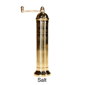 The Original 'Brass Mill' | 8" Salt Grinder