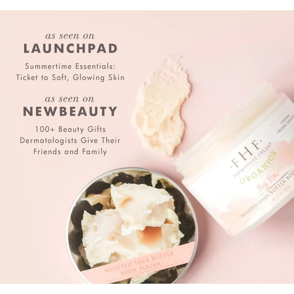 Big Bare® Organic Whipped Shea Butter Body Polish