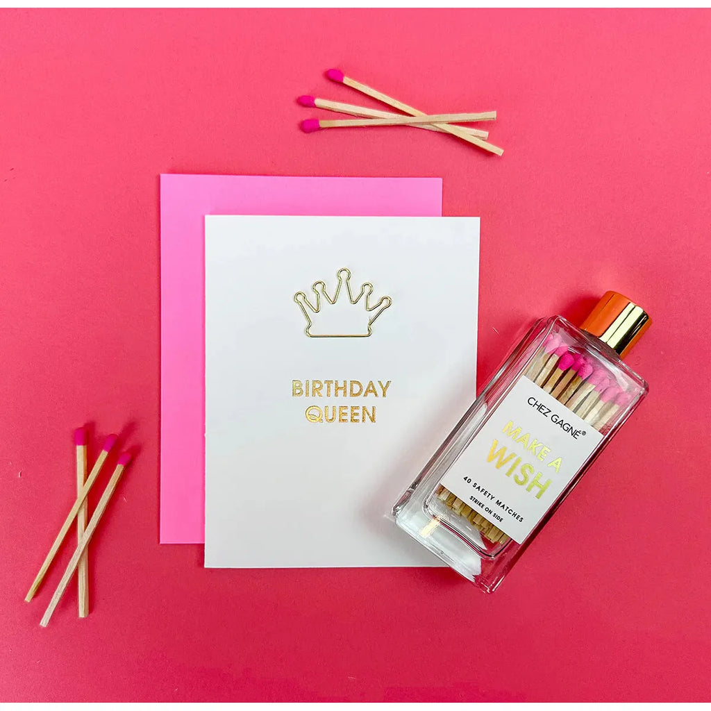 Glass Bottle Safety Matches