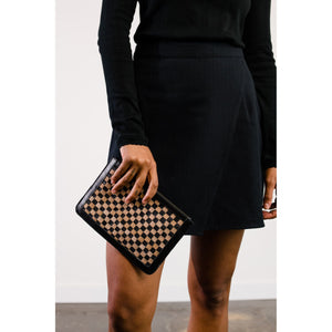 Nesmia Basketweave Clutch