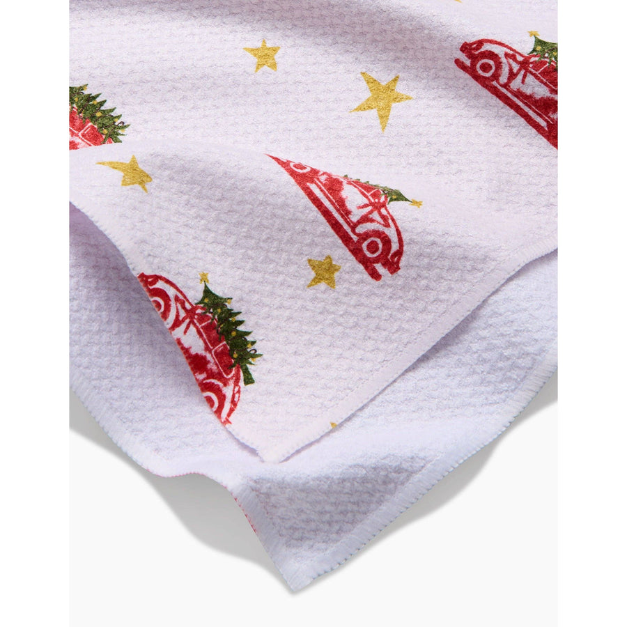 Geometry - Christmas Bug Tea Towel