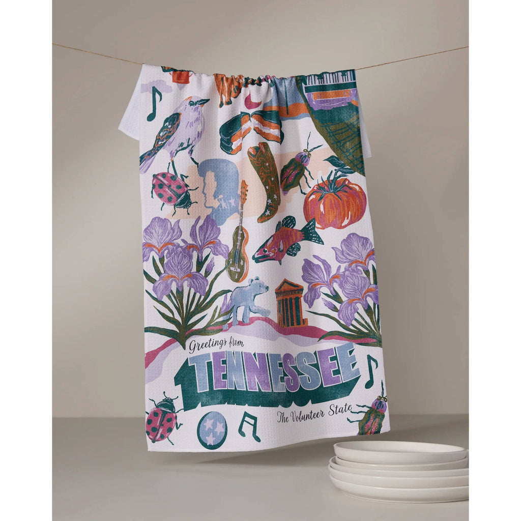 Geometry Tea Towel | Greetings From Tennessee