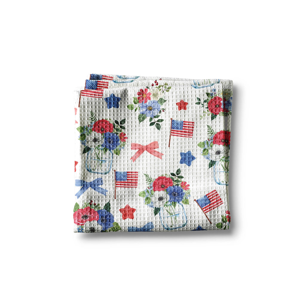 Kitchen Towel | 4th of July Mason Jars