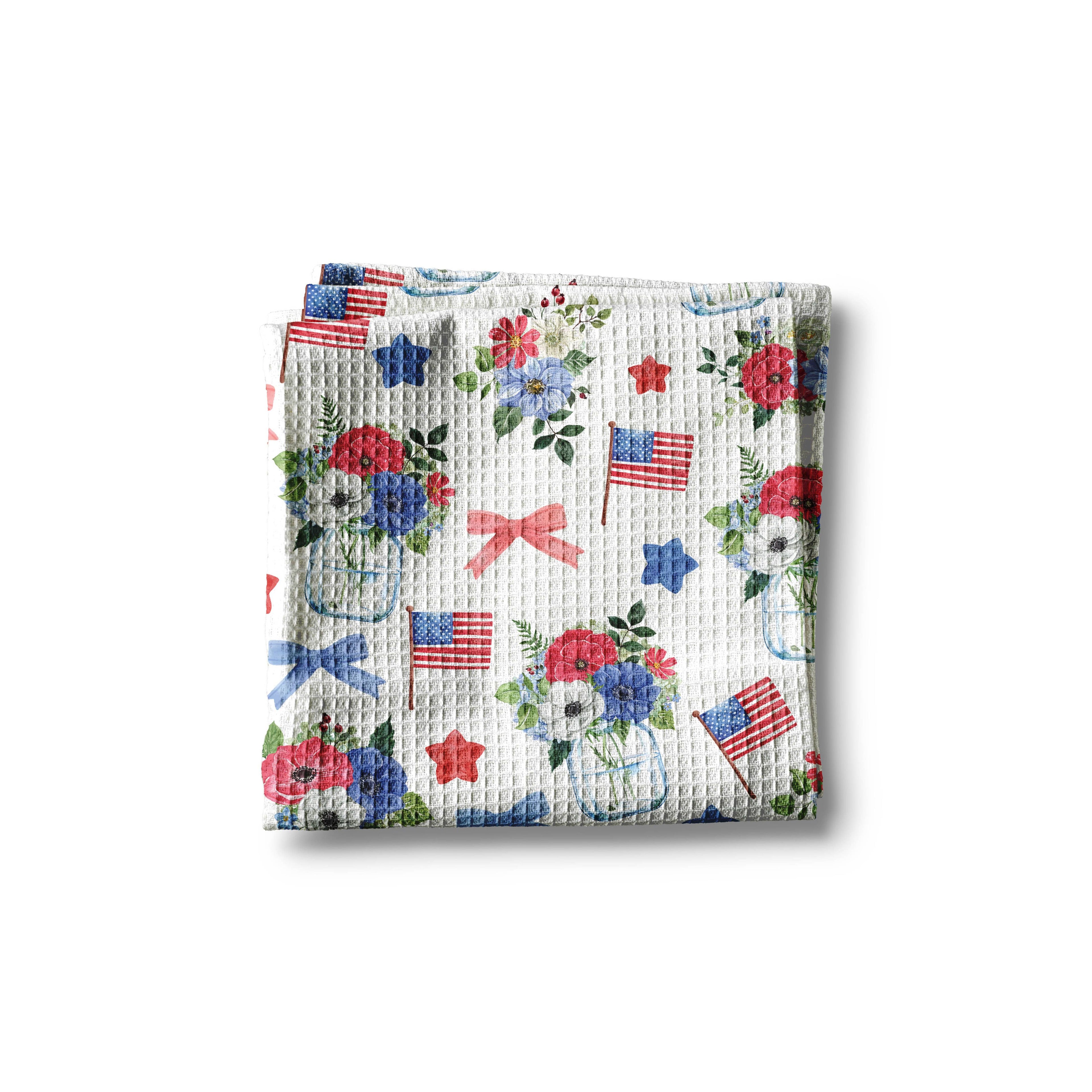 Kitchen Towel | 4th of July Mason Jars