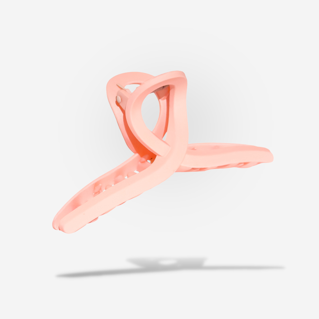 Matte Loop Hair Claw Clip | Pink