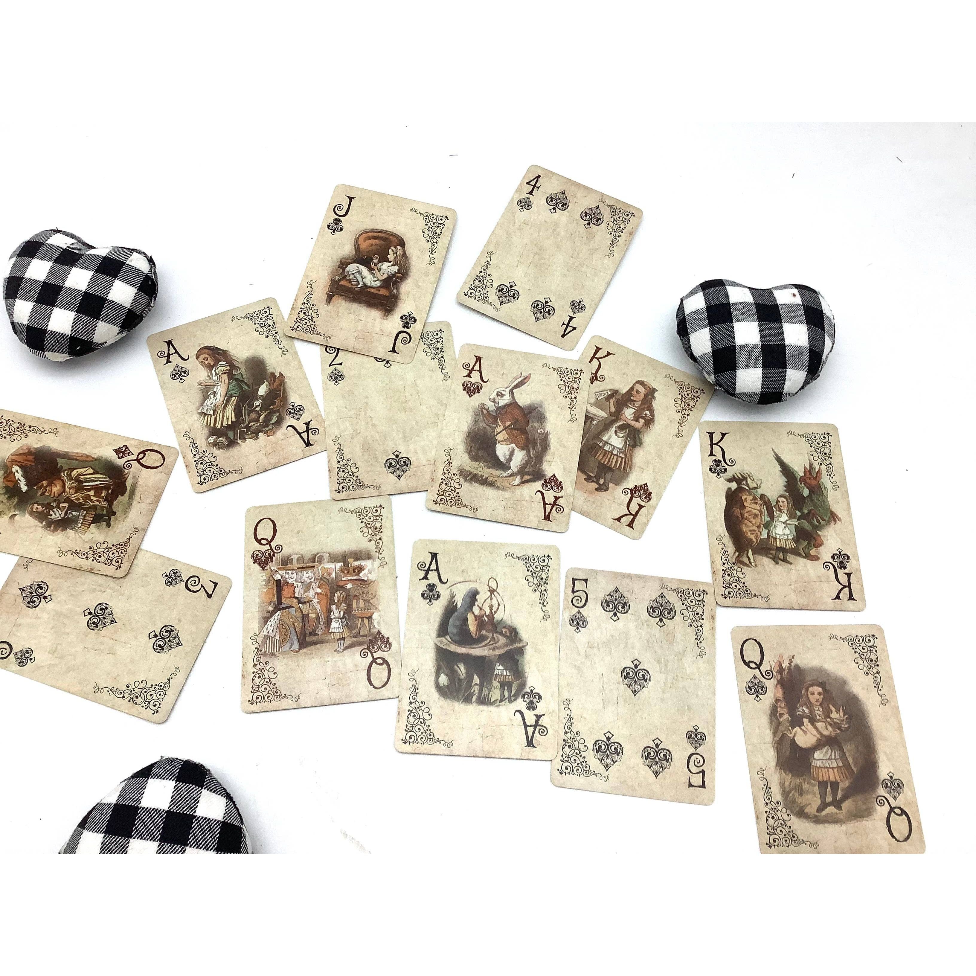 Vintage Alice in Wonderland Premium Playing Deck of Cards