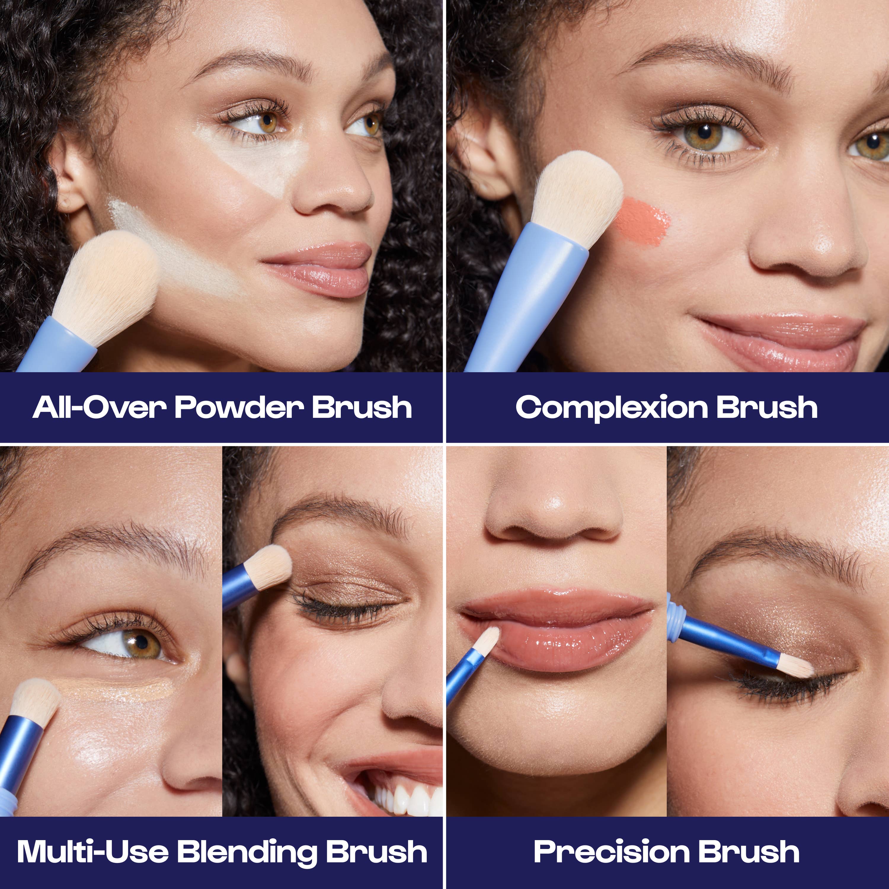 Overachiever | 4-in-1 Makeup Brushes
