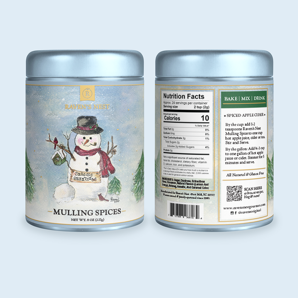 Raven's Nest Gourmet - NEW! Snowman -  Holiday Keepsake Tin