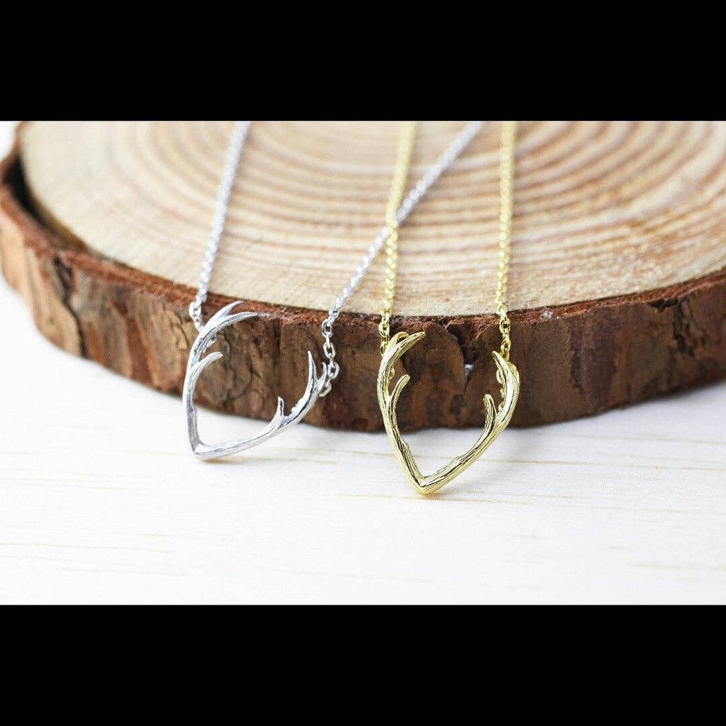 Antler Necklace | Silver