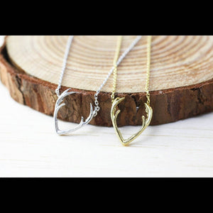 Antler Necklace | Gold