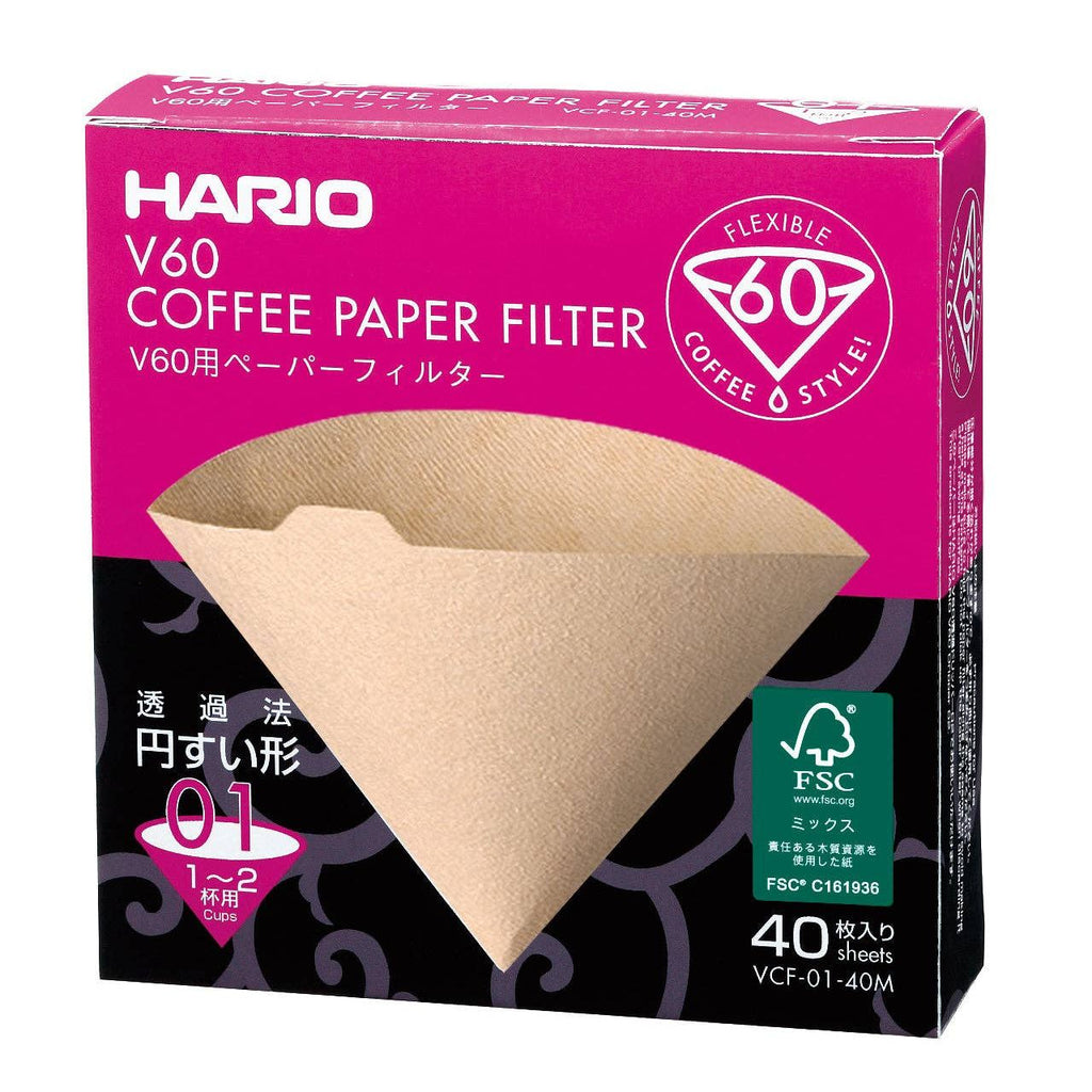 V60 Paper Filters | Natural Brown 100 Sheets 02