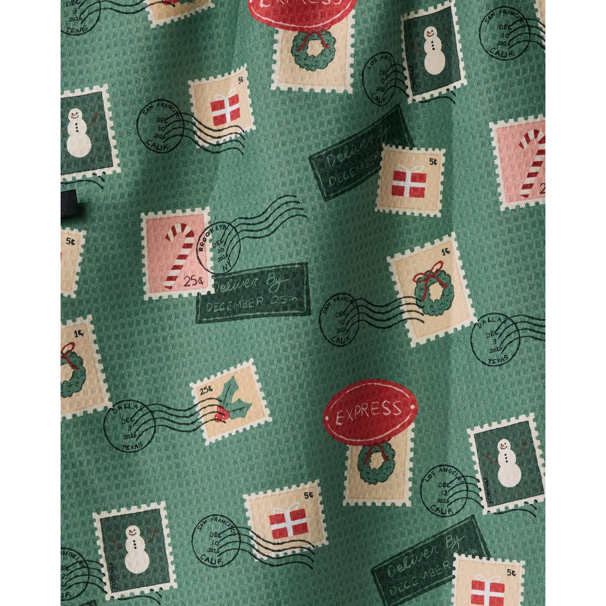 Geometry - Merry Mail Luxe Kitchen Towel