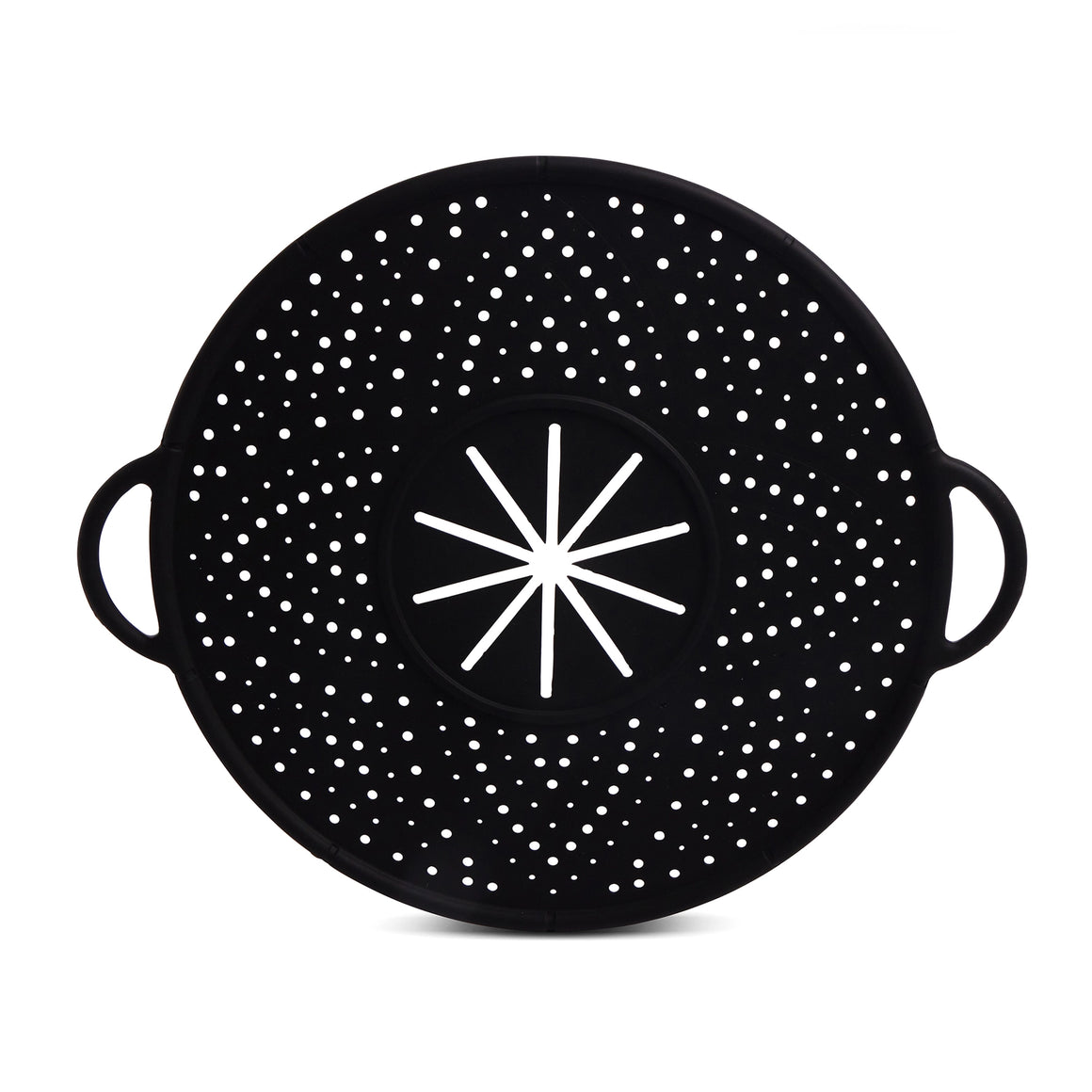 Silicone Splatter Screen w/Splash Guard | Onyx