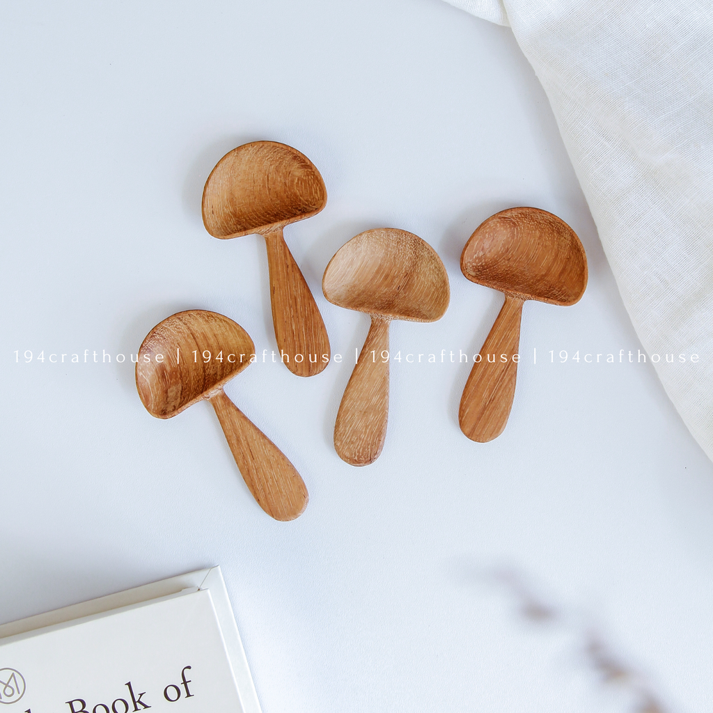 Wooden Mushroom Spoon/Scoop