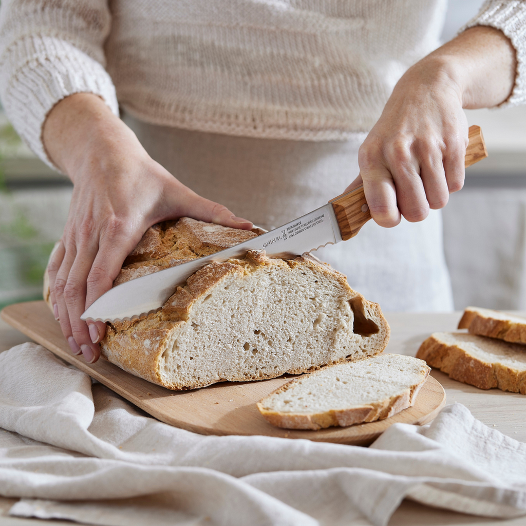 Opinel French Olive Wood Bread Knife