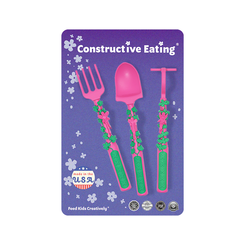 Constructive Eating - Set of 3 Garden Fairy Utensils