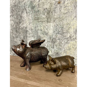 Cast Iron Flying Pig