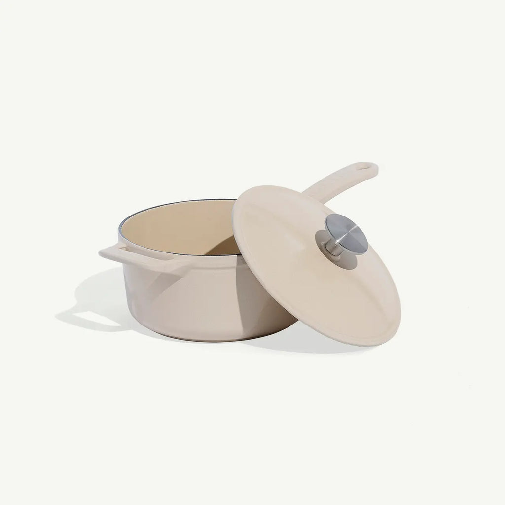 Enameled Cast Iron Saucepan |  2 Qt