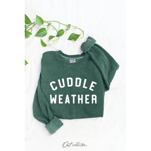 CUDDLE WEATHER Mineral Graphic Sweatshirt  | Vintage Black