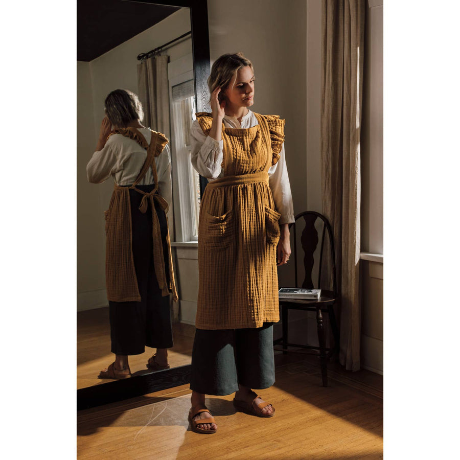 Ada Apron | Saffron