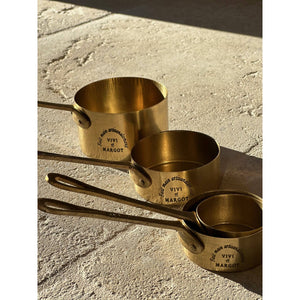 S/4 Artisan Measuring Cup | Brass