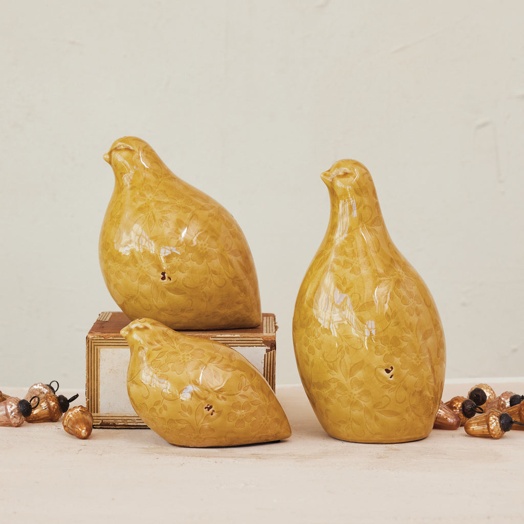 Terra-cotta Quails