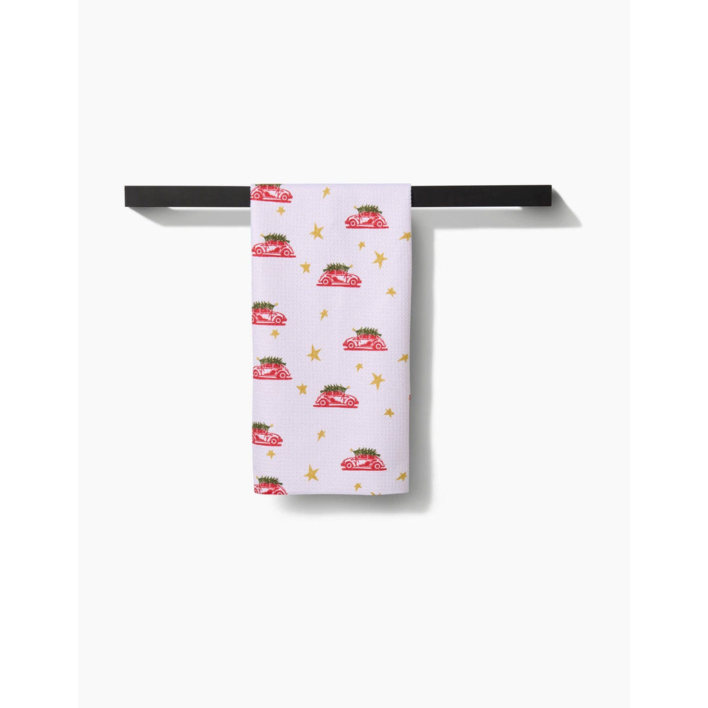 Geometry - Christmas Bug Tea Towel