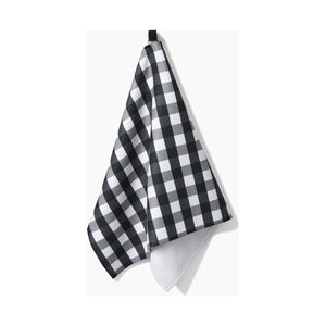Geometry - Midnight Flannel Tea Towel